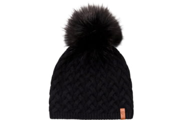 Image of Obermeyer NYC FF Pom Beanie - Womens, Black, One Size, 18081-16009-ONE SIZE