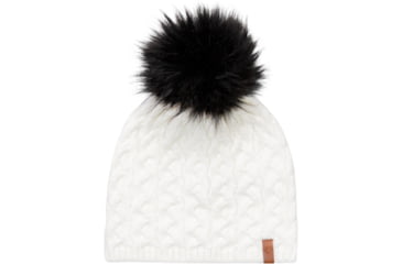 Image of Obermeyer NYC FF Pom Beanie - Womens, White, One Size, 18081-16010-ONE SIZE