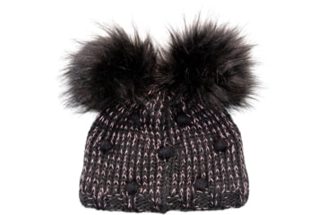 Image of Obermeyer Paris Pom-Pom Beanie - Kids, Black, One Size, 78050-16009-ONE SIZE