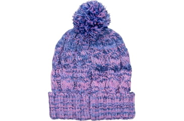 Image of Obermeyer San Fran Pom Beanie - Girls, Vinca, One Size, 38018-22073-ONE SIZE