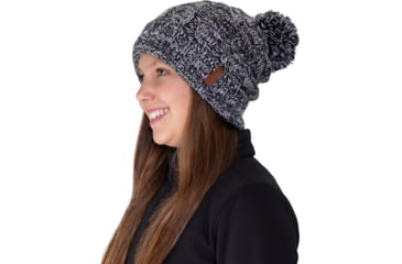 Image of Obermeyer San Fran Pom Beanie - Girls, White, One Size, 38018-16010-ONE SIZE