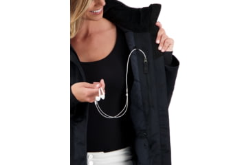 Image of Obermeyer Sojourner Down Jacket - Women's, 14 US, Regular, Black, 11200-16009-14