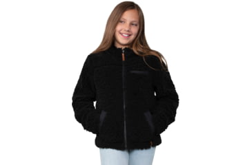 Image of Obermeyer TG Amelia Sherpa Jacket - Girls, Large, Black, 37023-16009-L