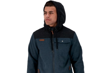 Image of Obermeyer Wyatt Wooly Jacket - Mens, Raw Indigo, Medium, 22054-21175-M