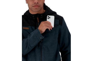 Image of Obermeyer Wyatt Wooly Jacket - Mens, Raw Indigo, Medium, 22054-21175-M