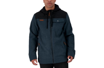 Image of Obermeyer Wyatt Wooly Jacket - Mens, Raw Indigo, Medium, 22054-21175-M