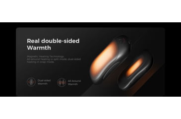 Image of Ocoopa UT3 Pro Rechargeable Hand Warmer, Black on Black, UT4102-BK-BK