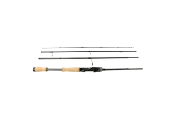 Image of Okuma Fishing Tackle Voyager Signature Freshwater Spinning Rod, 7ft 2in, Medium Light, Moderate Fast, 4 Pieces, Reargrip Length 10.5in, VSS-S-724ML