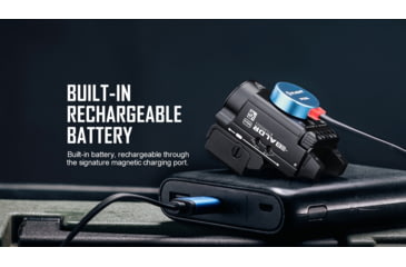 Image of Olight Baldr Mini w/ Green Laser Sight LED Flashlight, Cool White, 600 Lumens, Black, FL-OL-BALDRMINI-BK