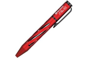 Image of Olight Aluminum O-Pen Mini Bolt Action Pen, 3.63in Overall, Aluminum Construction, Red, OPENMINIRD