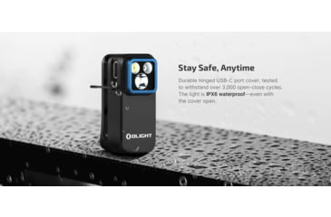 Image of Olight Oclip Pro Lithium Ion 500 Lumens LED Flashlight, Black, Oclip Pro