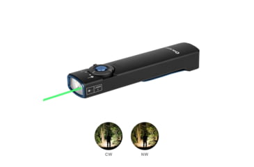 Image of Olight Olight Arkfeld 1000 Lumen Rechargeable EDC Flashlight &amp; Green Laser, Black, FL-OL-ARKFELD-CWBK