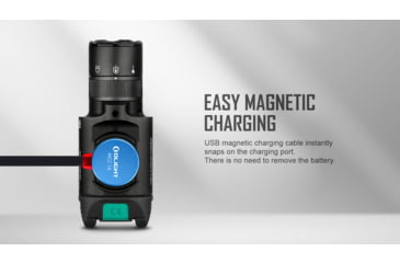 Image of Olight Baldr Pro R 1350 Lumens LED Rechargeable Flashlight and Green Laser Combo