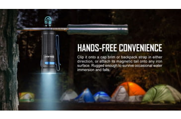 Image of Olight Baton 3 Premium Edition 1200 Lumens LED EDC Flashlight with Wireless Charging Case