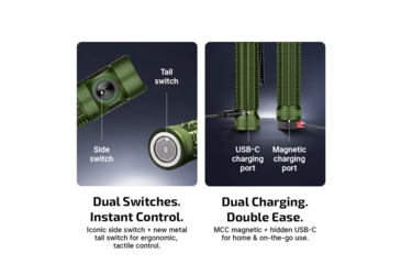 Image of Olight Baton 4 Pro 1600 Lumens Od Green Rechargeable