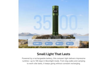 Image of Olight Baton 4 Pro 1600 Lumens Od Green Rechargeable