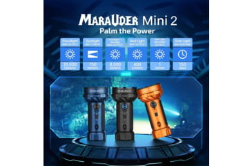 Image of Olight Marauder Mini 2 10000 Lumen Flashlight Orange