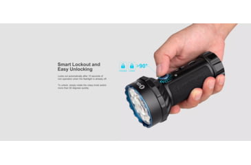 Image of Olight Olight Marauder Mini 7000 Lumen Super Bright Rechargeable Flashlight, Black, FL-OL-MARAUDERMINI-BK
