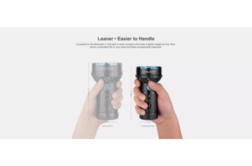 Image of Olight Olight Marauder Mini 7000 Lumen Super Bright Rechargeable Flashlight, Black, FL-OL-MARAUDERMINI-BK