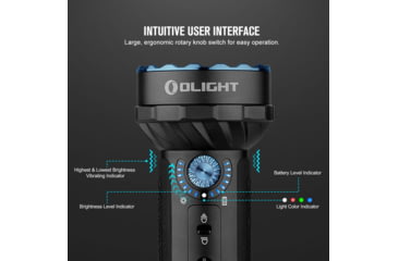 Image of Olight Olight Marauder Mini 7000 Lumen Super Bright Rechargeable Flashlight, Black, FL-OL-MARAUDERMINI-BK