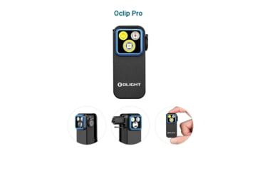 Image of Olight Oclip Pro 600 Lumens Rechargeable Black