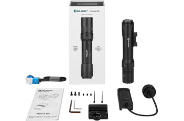 Image of Olight Odin GL 1500 Lumens LED Rechargeable Rail Mount Flashlight w/Green Beam Combo