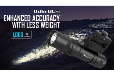 Image of Olight Odin GL Mini 1000 Lumens LED Rechargeable Rail Mount Flashlight w/Green Beam Combo