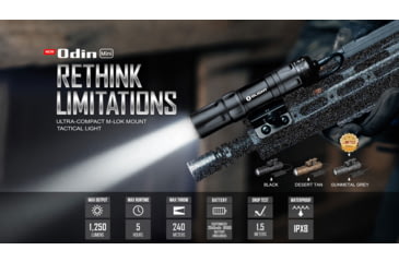 Image of Olight Odin Mini 1250 Lumens LED Rechargeable Flashlight