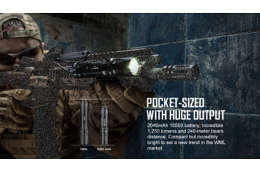 Image of Olight Odin Mini 1250 Lumens LED Rechargeable Flashlight