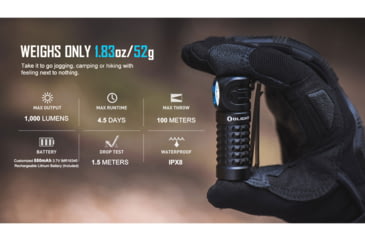 Image of Olight Perun Mini 1000 Lumens LED Rechargeable Headlamp