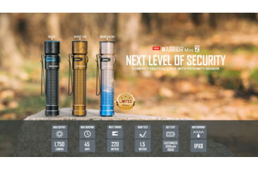 Image of Olight Warrior Mini 2 1750 Lumens LED Rechargeable EDC Flashlight