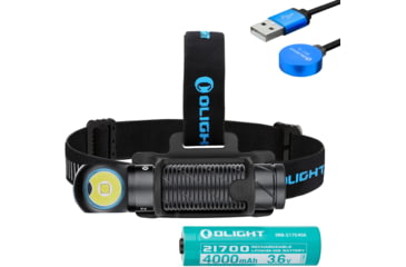 Image of Olight Perun 2 Rechargeable LED Headlamp, Cool White, 2000 Lumenss, Black, FL-OL-PERUN2-BK
