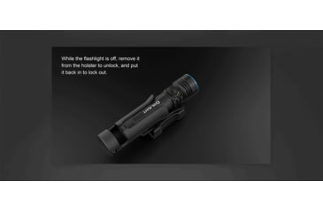 Image of Olight Seeker 4 Pro CW LED Rechargeable Flashlight, 4600 Lumen, Black, FL-OL-SEEKER4PRO