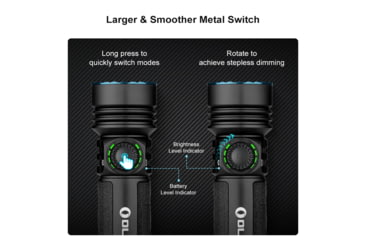 Image of Olight Seeker 4 Pro CW, Rechargeable Handheld Flashlight, 4,600 Lumens, Black, Includes Holster, SEEKER4PROMTBKCW