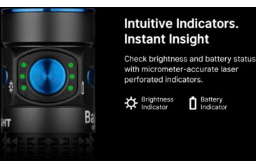 Image of Olight Baton 4 Premium 1300 Lumens LED Rechargeable EDC Flashlight with Wireless Charging Case