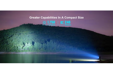 Image of Olight Warrior Mini 3 LED Rechargeable EDC Flashlight, 1750 Lumen, Black, FL-OL-WARMINI3-BK