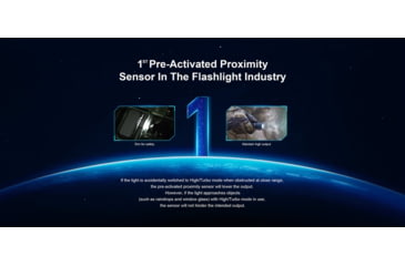 Image of Olight Warrior Mini 3 LED Rechargeable EDC Flashlight, 1750 Lumen, Black, FL-OL-WARMINI3-BK