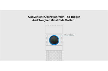 Image of Olight Warrior Mini 3 LED Rechargeable EDC Flashlight, 1750 Lumen, Black, FL-OL-WARMINI3-BK