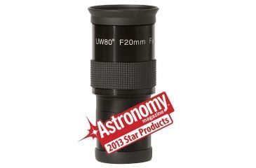 Image of Olivon Super Wide 80 deg 20mm 2in  Eyepiece, Black, Small OLSW20-US