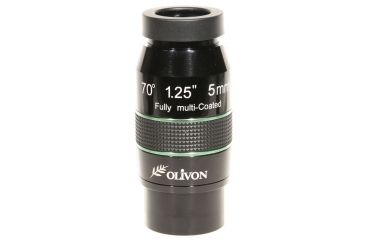 Image of Olivon Wide-Angle 70 deg  5mm 2in or 1.25in Eyepiece, Black, Small OLIVLX5-US