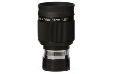 Image of Olivon Wide-Angle Plossl 58 deg  HD 15mm 1.25in Eyepiece, Black, Small OLIV1558-US