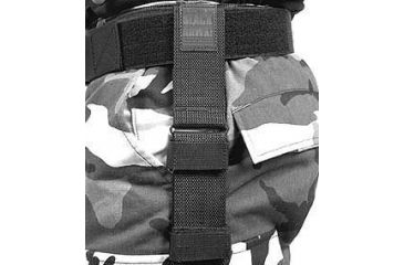 Image of BlackHawk OMEGA DROP LEG EXTENDER BLACK for any Black Hawk Omega holster or drop leg pouch 56DLE1BK