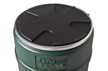 Image of On Time Wildlife Feeders Hopper Lid w/ Clamp, Black 00900