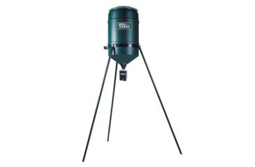 Image of On Time Wildlife Feeders Tomahawk Ultra Hunt, 30 Gal. Tripod, Green 43007