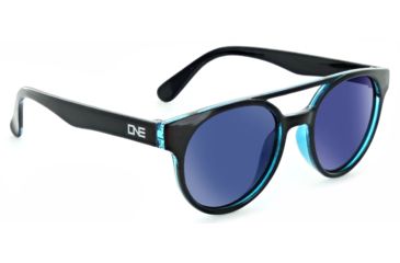 Image of One Snapdragon Sunglasses - Kids, Shiny Black and Crystal Blue, 22050