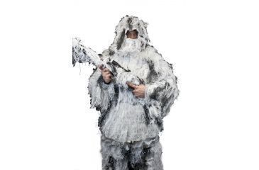 Image of OPMOD Ghillie Suit Snow Camo, M/L -  Chest 42-48&quot;, Waist 32-38&quot; SV_OPMOD_GGHST_SNOW_001