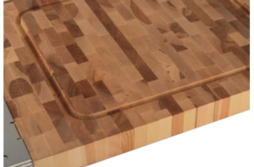 Image of OPMOD HellRazr Hardwood Cuttin Board With Handles, 32 x 18 x 2 in, BUTCH-H0001-0