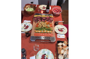 Image of OPMOD HellRazr Hardwood Cuttin Board With Handles, 32 x 18 x 2 in, BUTCH-H0001-0