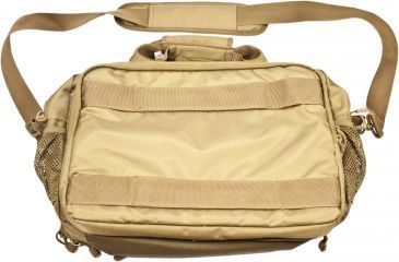 Image of OPMOD MCS 1.0 Modular Brief Case back view, 2 trolley straps, Coyote