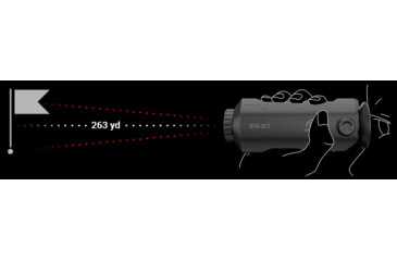 Image of ATN OPMOD OTS XLT 2.5-10x25mm Thermal Monocular, 16x120 Pixels, Black, TIMNOXL125XOP